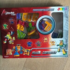 Magic Combiner Robot Set - Red, Green, Blue, Orange